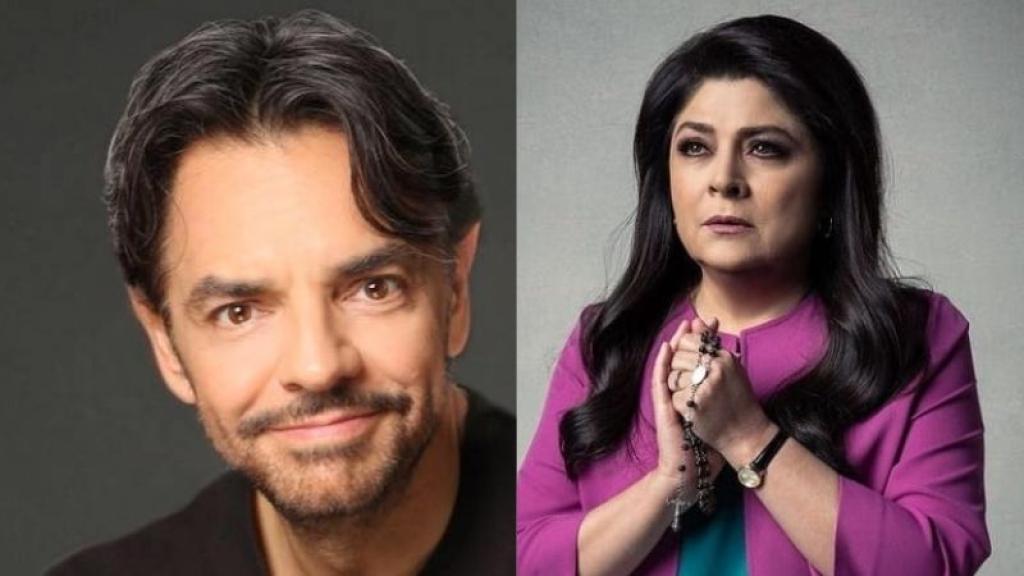 Eugenio Derbez envió condolencias a Victoria Ruffo por la muerte de su madre